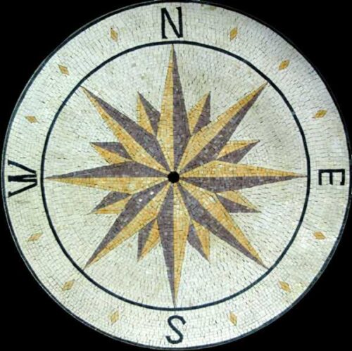 Marble Mosaic Medallion - Mosaic art medallion by marblepk.com mpk m 338 601x600
