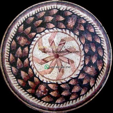 Marble Mosaic Medallion - Mosaic art medallion by marblepk.com mpk m 373 603x600