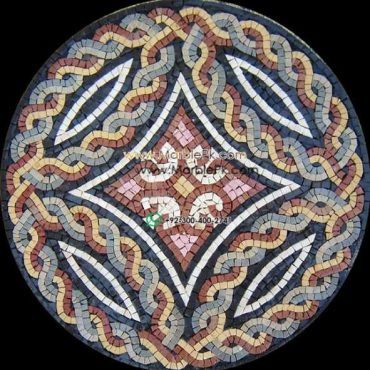 Marble Mosaic Medallion - Mosaic art medallion by marblepk.com mpk m 403 591x600