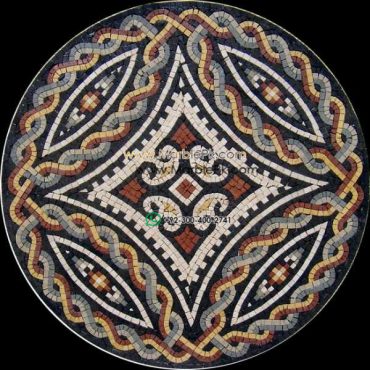 Marble Mosaic Medallion - Mosaic art medallion by marblepk.com mpk m 404 600x600