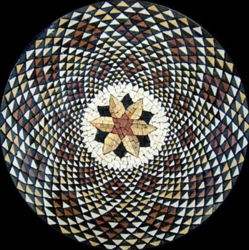 Marble Mosaic Medallion - Mosaic art medallion by marblepk.com mpk m 421 599x600
