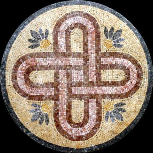Marble Mosaic Medallion - Mosaic art medallion by marblepk.com mpk m 426 600x600