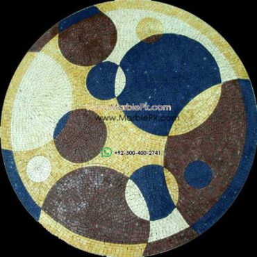 Marble Mosaic Medallion - Mosaic art medallion by marblepk.com mpk m 434 600x600