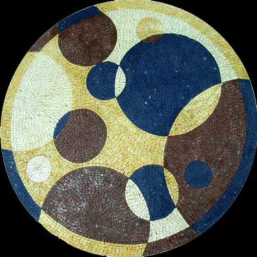 Marble Mosaic Medallion - Mosaic art medallion by marblepk.com mpk m 434 600x600