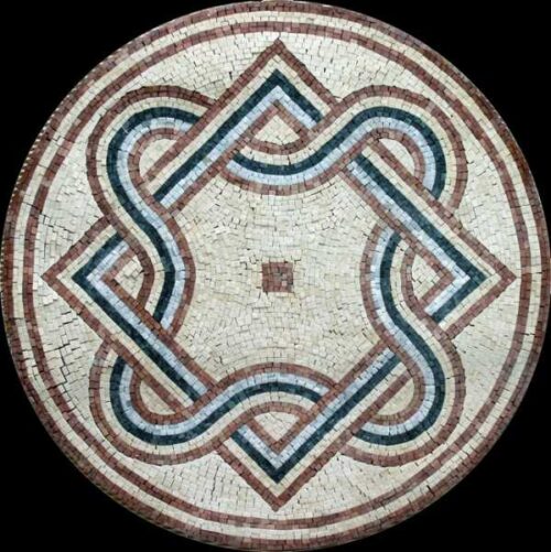 Marble Mosaic Medallion - Mosaic art medallion by marblepk.com mpk m 440 599x600