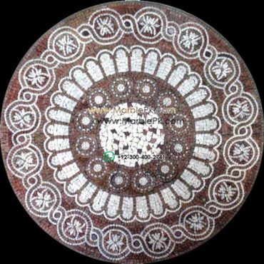 Marble Mosaic Medallion - Mosaic art medallion by marblepk.com mpk m 443 602x600