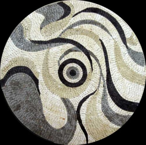 Marble Mosaic Medallion - Mosaic art medallion by marblepk.com mpk m 466 604x600