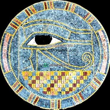 Marble Mosaic Medallion - Mosaic art medallion by marblepk.com mpk m 467 607x600