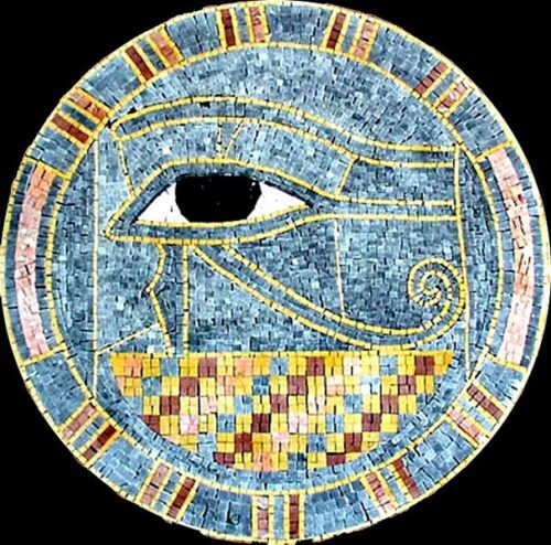 Marble Mosaic Medallion - Mosaic art medallion by marblepk.com mpk m 467 607x600