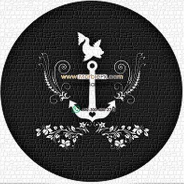 Marble Mosaic Medallion - Mosaic art medallion by marblepk.com mpk m 469 609x600