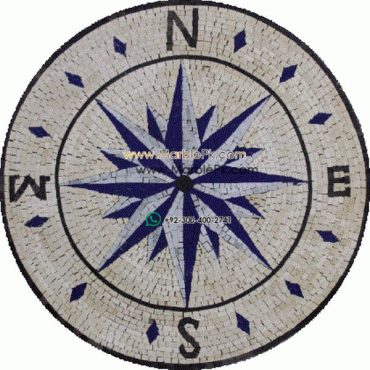 Marble Mosaic Medallion - Mosaic art medallion by marblepk.com mpk m 474 600x600