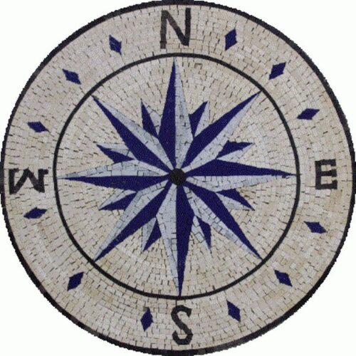 Marble Mosaic Medallion - Mosaic art medallion by marblepk.com mpk m 474 600x600