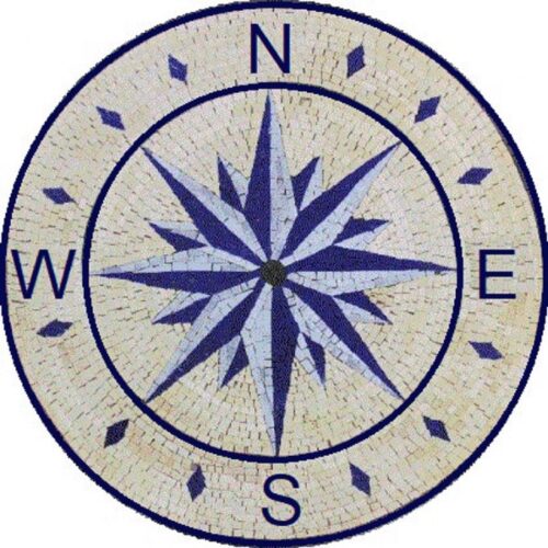 Marble Mosaic Medallion - Mosaic art medallion by marblepk.com mpk m 476 600x600