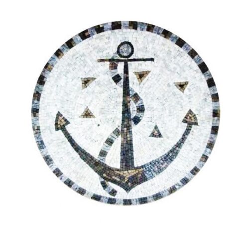 Marble Mosaic Medallion - Mosaic art medallion by marblepk.com mpk m 477 642x600