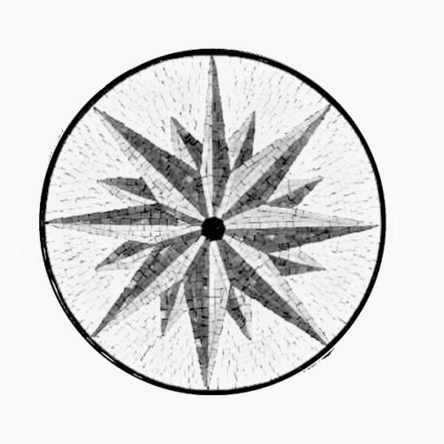 Marble Mosaic Medallion - Mosaic art medallion by marblepk.com mpk m 480 600x600