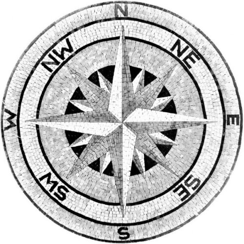 Marble Mosaic Medallion - Mosaic art medallion by marblepk.com mpk m 481 600x600