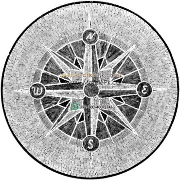 Marble Mosaic Medallion - Mosaic art medallion by marblepk.com mpk m 483 600x600