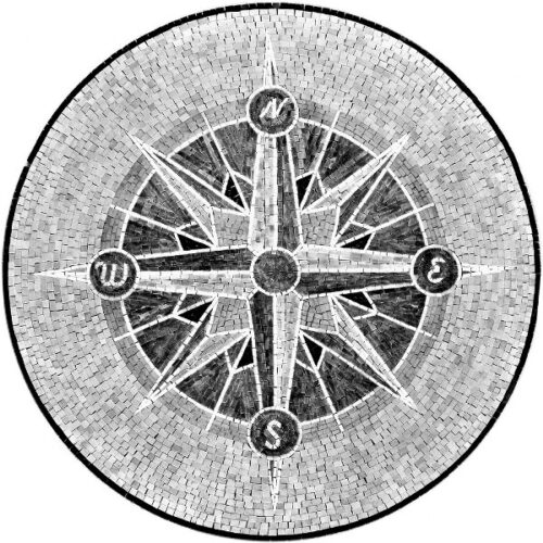 Marble Mosaic Medallion - Mosaic art medallion by marblepk.com mpk m 483 600x600