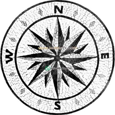 Marble Mosaic Medallion - Mosaic art medallion by marblepk.com mpk m 484 600x600