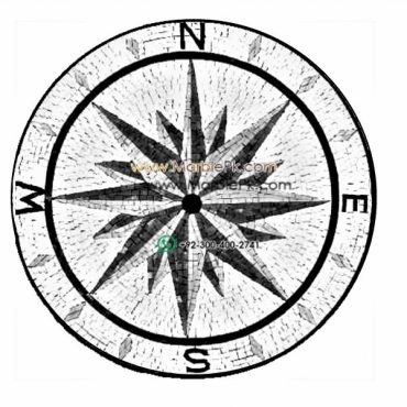 Marble Mosaic Medallion - Mosaic art medallion by marblepk.com mpk m 485 651x600