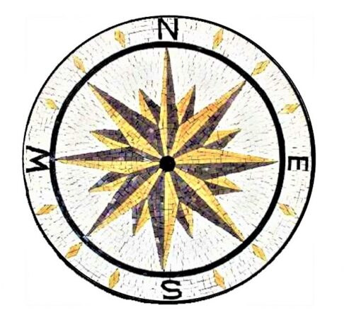 Marble Mosaic Medallion - Mosaic art medallion by marblepk.com mpk m 486 650x600