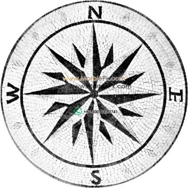 Marble Mosaic Medallion - Mosaic art medallion by marblepk.com mpk m 491 600x600