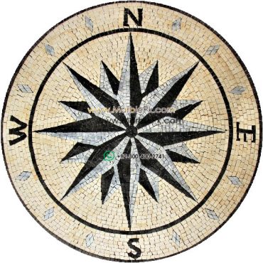 Marble Mosaic Medallion - Mosaic art medallion by marblepk.com mpk m 492 600x600