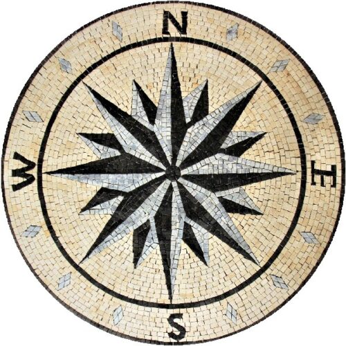 Marble Mosaic Medallion - Mosaic art medallion by marblepk.com mpk m 492 600x600
