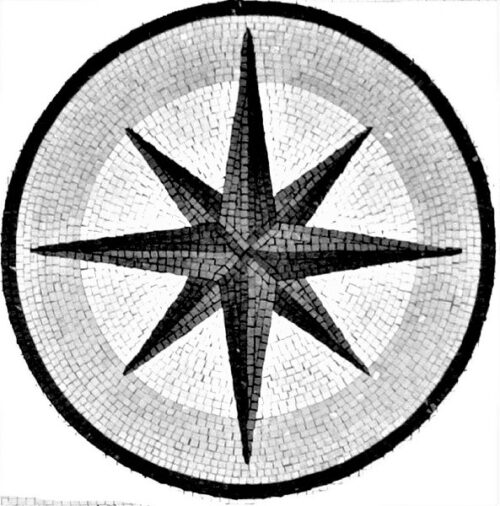 Marble Mosaic Medallion - Mosaic art medallion by marblepk.com mpk m 493 593x600