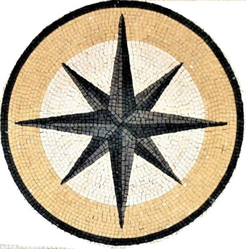 Marble Mosaic Medallion - Mosaic art medallion by marblepk.com mpk m 494 593x600