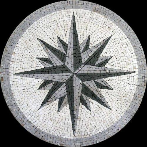 Marble Mosaic Medallion - Mosaic art medallion by marblepk.com mpk m 514 601x600