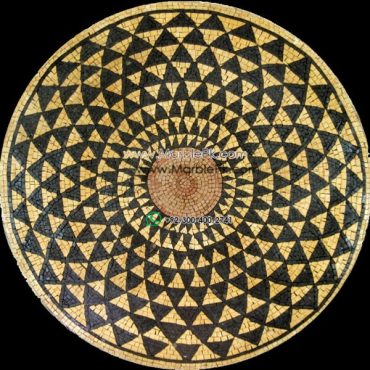 Marble Mosaic Medallion - Mosaic art medallion by marblepk.com mpk m 517 607x600