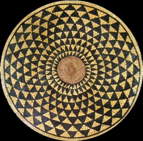 Marble Mosaic Medallion - Mosaic art medallion by marblepk.com mpk m 517 607x600