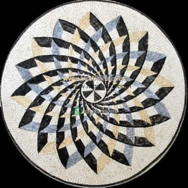 Marble Mosaic Medallion - Mosaic art medallion by marblepk.com mpk m 528 592x600