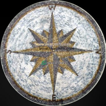 Marble Mosaic Medallion - Mosaic art medallion by marblepk.com mpk m 529 600x600