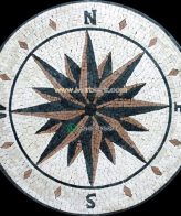 Marble Mosaic Medallion - Mosaic art medallion by marblepk.com mpk m 533 607x600