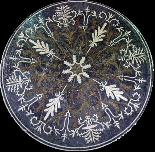 Marble Mosaic Medallion - Mosaic art medallion by marblepk.com mpk m 535 611x600