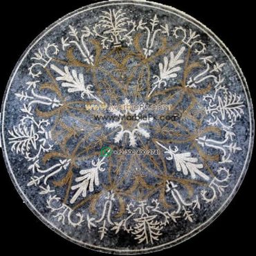 Marble Mosaic Medallion - Mosaic art medallion by marblepk.com mpk m 545 600x600