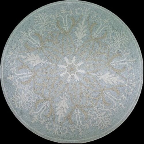Marble Mosaic Medallion - Mosaic art medallion by marblepk.com mpk m 554 600x600