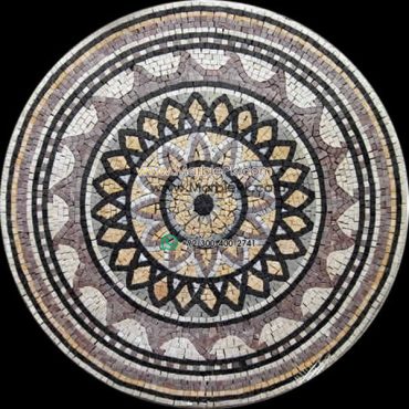 Marble Mosaic Medallion - Mosaic art medallion by marblepk.com mpk m 560 600x600
