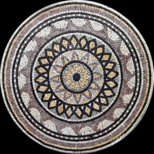 Marble Mosaic Medallion - Mosaic art medallion by marblepk.com mpk m 560 600x600