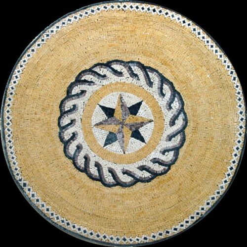 Marble Mosaic Medallion - Mosaic art medallion by marblepk.com mpk m 577 601x600