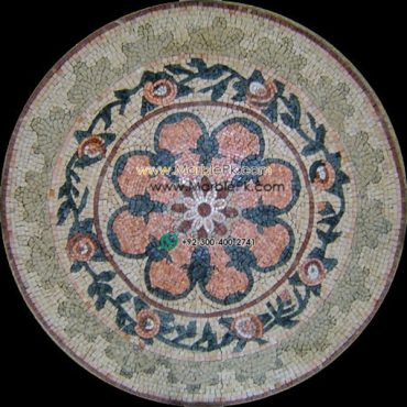 Marble Mosaic Medallion - Mosaic art medallion by marblepk.com mpk m 582 601x600