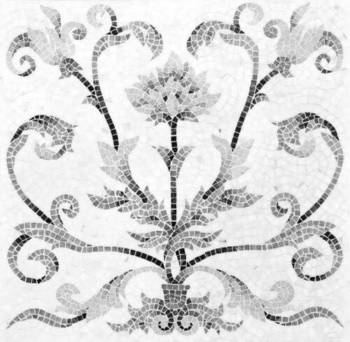 Marble Mosaic Rug - Mosaic art rug by marblepk.com mpk rug 329