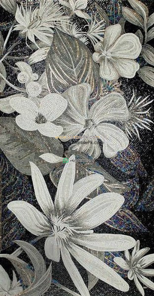 Marble Mosaic Rug - Mosaic art rug by marblepk.com mpk rug 335