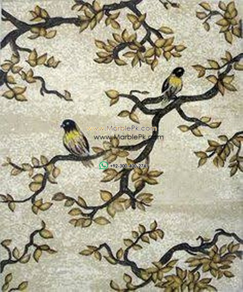 Marble Mosaic Rug - Mosaic art rug by marblepk.com mpk rug 336