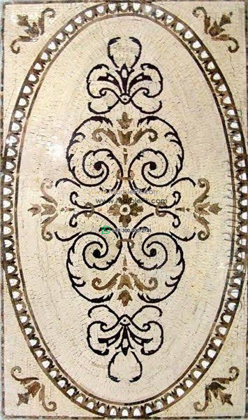 Marble Mosaic Rug - Mosaic art rug by marblepk.com mpk rug 338