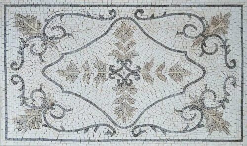 Marble Mosaic Rug - Mosaic art rug by marblepk.com mpk rug 344