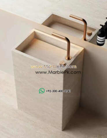 Modern Marble Bath Vanity Sink - Standaline marble bath sink vanity mpk 223