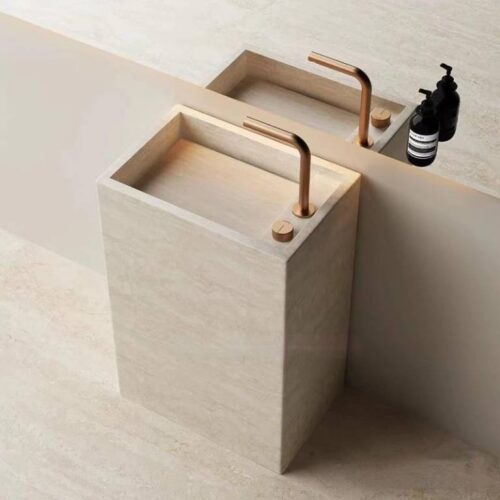 Modern Marble Bath Vanity Sink - Standaline marble bath sink vanity mpk 223
